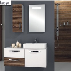 AKASYA/  SAMİR BANYO DOLABI GOLD SERİSİ 